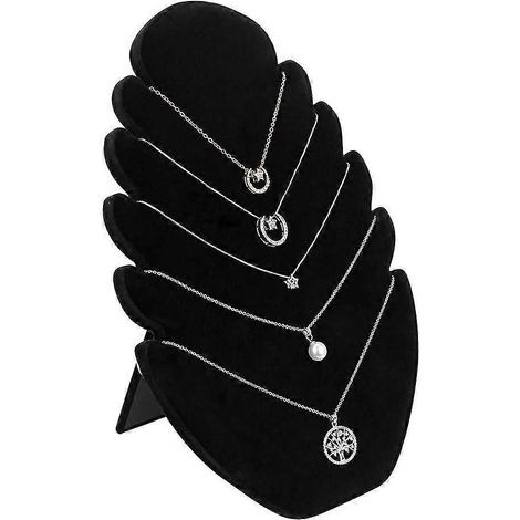 Porte-collier en velours noir (1/5)