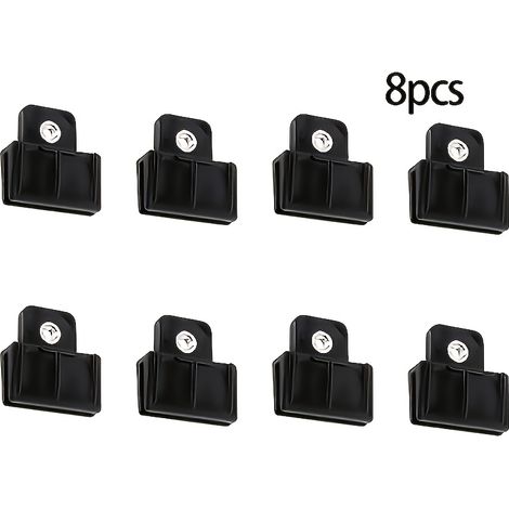 8 pinces à rainure pour verre de porte et fenêtre, pince à structure solide pour support de réglage de vitre automobile, pince de cadre de fenêtre, adaptée à la plupart des véhicules (1/4)