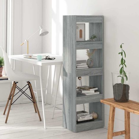 vidaXL Estantería/divisor de espacios gris Sonoma 40x30x135 cm (1/5)