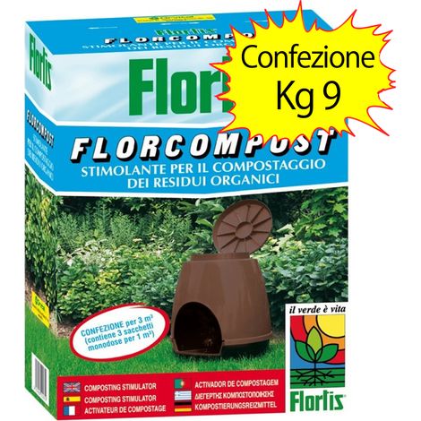 Attivatore di compost stimolante per compostaggio erba tosata 9 chilogrammi
