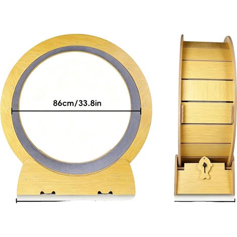 Ruota per gatti, tapis roulant da interno, strumento di allenamento interattivo, L-86cm (1/2)