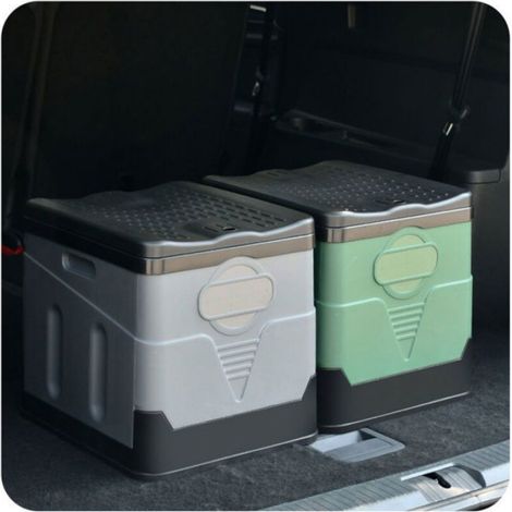 Sac poubelle + sac poubelle (noir/gris) Toilettes pliables pour voiture, toilettes extérieures, toilettes portables de campin Femeo (1/4)