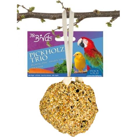 JR FARM Weidenfass mit Leckerbissen - zum Spielen und Knabbern für alle Papageien 55g
