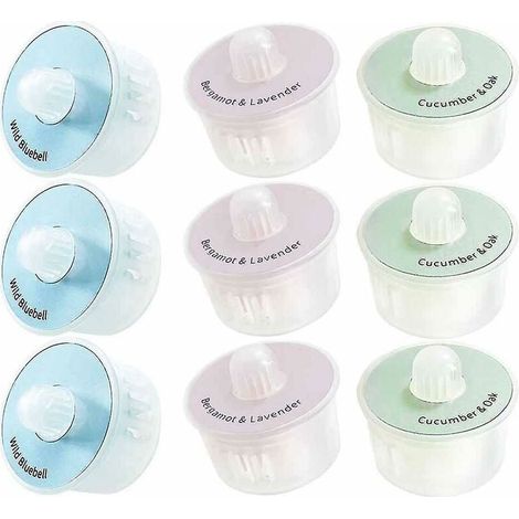 Pack de 9 Capsules de Parfum Kits de désodorisant pour ECOVACS Deebot OZMO T9 / T9 Max / T9 Power / T9 Aivi / T10 Plus / X1 Plus aspirateur balayeuse (1/5)