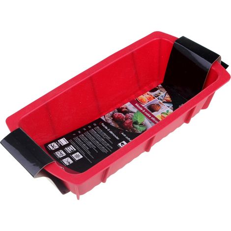 Crealys - crealys teglia per cake in silicone 25x12.5x6cm - 513004 - 3367305130045