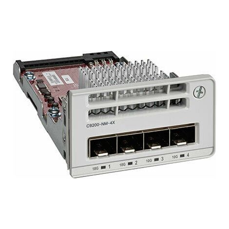 Modulo di Rete Cisco C9200-NM-4X con 4 porte 10 Gigabit Ethernet per Switch Catalyst 9200, Alta Velocit� e Prestazioni di Rete