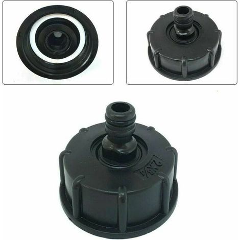 Connessione IBC S60x6 Coperchio Uscita 3/4" Ingresso 60 mm Compatibile Serbatoio 1000L (1/3)