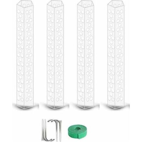 Lntyq 4 Pièces mousse empilables pour plantes Monstera, plantes d'intérieur, croissance et escala- Bâtons support pour sphaigne pour parents, amis, voisins, amateurs jardin (1/4)