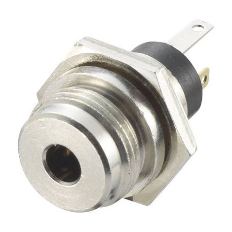 Jack 3.5 mm embase femelle, verticale TRU COMPONENTS 718951 Nombre de pôles: 3 stéréo argent 1 pc(s) (1/2)