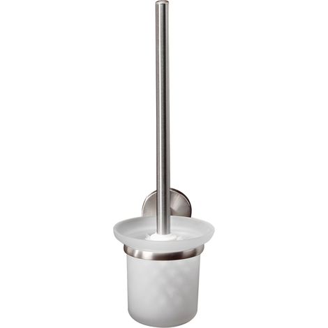 Fackelmann FUSION Toilettenbürste mit Halter Bürstengarnitur Silber Accessoires"-"86966 (1/2)