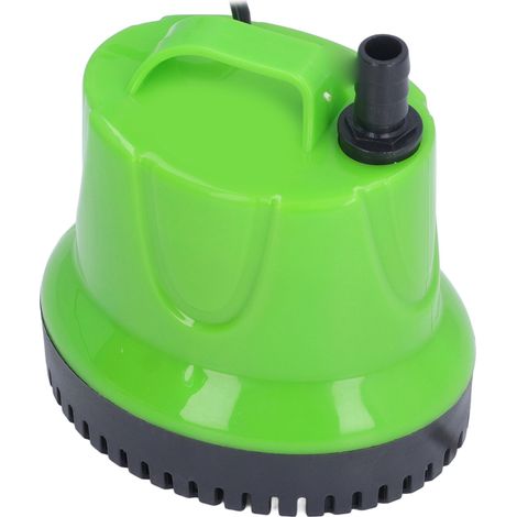 Pompe submersible 25W débit 1200L/H 317GPH aspiration par le bas sortie 16/19 pouces pour bassin aquarium fontaine prise UE 220-240V (1/5)