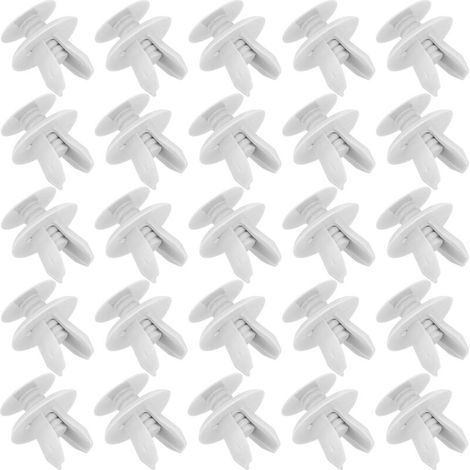 25 Pcs clips voiture,clips plastique voiture,clips de fixation voiture,outillage carrosserie,Rivet Clips Plastique,Rivet Plastique Fixation de Protection,pour Auto Voitures Panneaux de Portes (1/5)