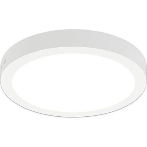 Panneau LED en Saillie Dimmable Plafonnier Rond Diamètre 30 cm pour Éclairage Intérieur - PANGIVO (1/5)