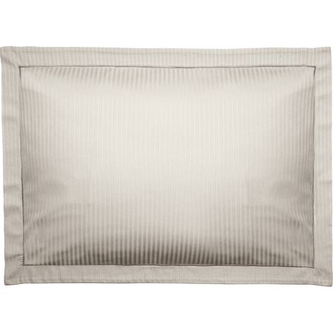 Taie d'oreiller satin de coton CONCERTO A rayures 50x70 cm (1/4)