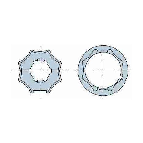Nice 515.06010 - Rad und Kranz für Achtkantig stella 60x0,5