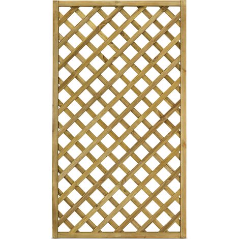 Pannello Grigliato per Rampicanti 120x180 cm in Legno Impregnato (1/2)