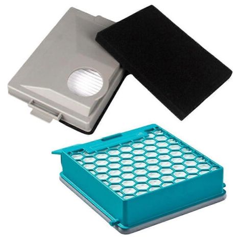 Filtre à charbon actif, filtre HEPA compatible avec Miele, filtre de remplacement compatible avec Miele Boost CX1 11639240 (1/5)