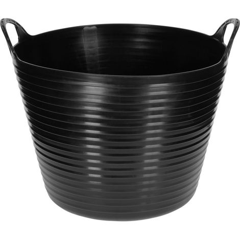 Kerbl Trog FlexBag schwarz (Fassungsvermögen 28 Liter, Futtereimer) 3228266