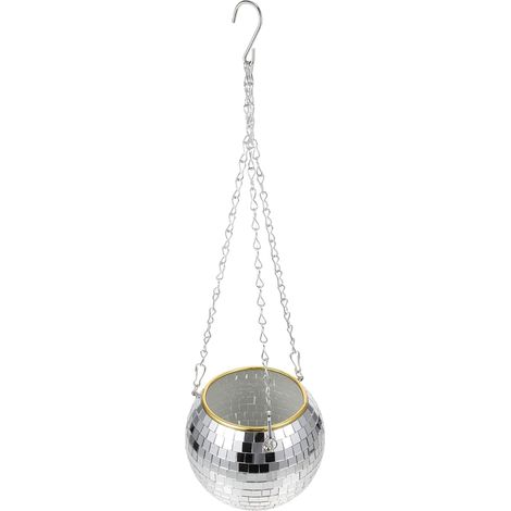 Nazalus-Sale 1 Stück kugelförmiger Hängebecken-Hängepflanzenhalter, Dekor, Hängepflanzenkorb, Makramee-Aufhänger, Wand-Blumentopf, Hängeblumentopf, Rohmaterial Kunststoff