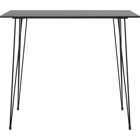 Maison Exclusive - Tavolo da Bar Nero 120x60x105 cm