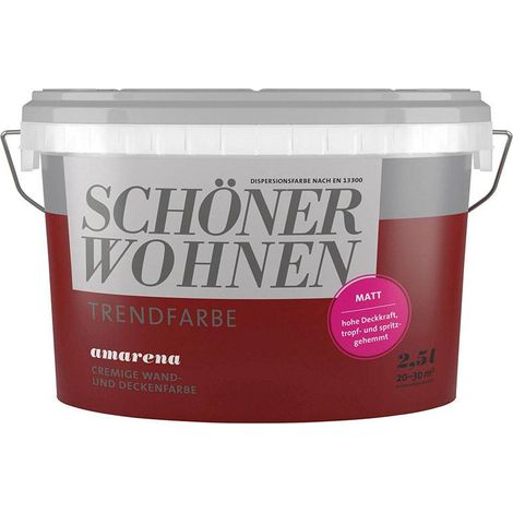 SW Trend Wandfarbe matt 2,5L amarena 3511