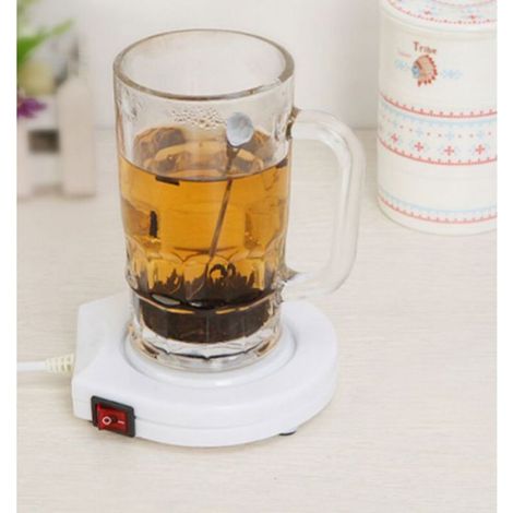Tasse café intelligente chauffante électrique, conserve au chaud thé & lait – soucoupe incluse