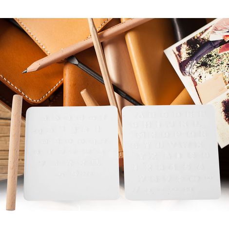 Kit de gravure sur cuir pour impression numérique et lettrage manuel, outil artisanal en cuir