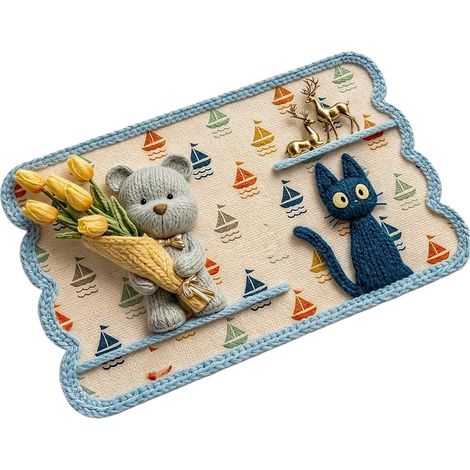 Non-slip bath mat 50 x 80 cm, quick-drying (C) (1/5)