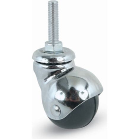 BL RUOTA MOBILE D 30 MM A CUFFIA 165/B PERNO 2 PZ