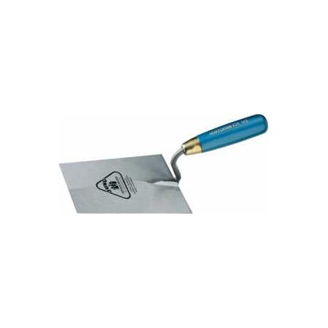Jung Henkelmann Tiroler Maurerkelle S-Hals 160 mm, Kelle Carbonstahl, Holzheft