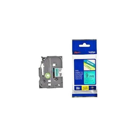 Cinta Laminada para Rotuladoras Brother TZE721 Negro 9 mm