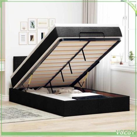Lit ottoman avec matelas - 3311368 - 120x200 cm - Rangement hydraulique - Matelas à ressorts ensachés 20 cm (1/5)