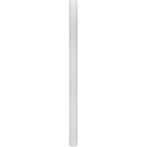 INLIFE Cloison de séparation Bambou Blanc 250 x 165 cm (1/4)