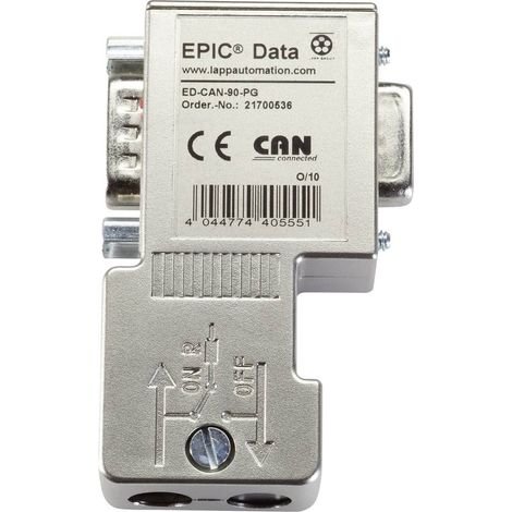 Connecteurs EPIC® Data CAN-Bus à 90° 1 pc(s) LAPP EPIC® ED-CAN-90-PG 21700536