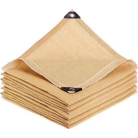 Voile d'ombrage imperméable 2 × 4 m pour jardin, terrasse, balcon et camping (1/2)