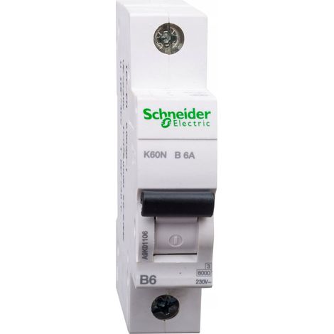 Interruttore automatico Schneider Electric Acti 9 1P B 6A (1/2)