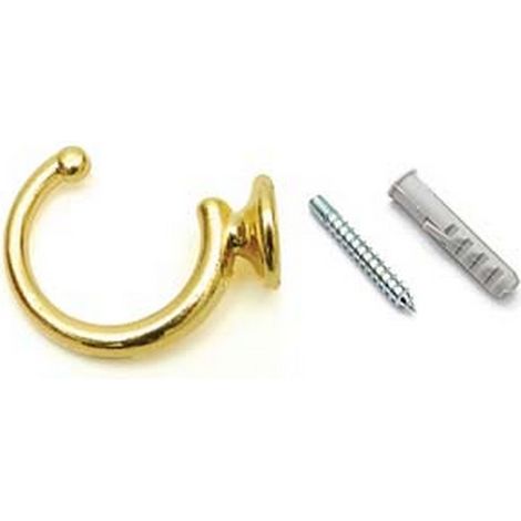 30PZ GANCI RACCOGLITENDA A FILO GRANDI ORO - mm.40