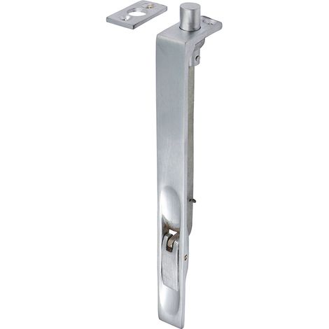 TIMCO Lever Action Flush Bolt Satin Chrome - 200 x 19mm