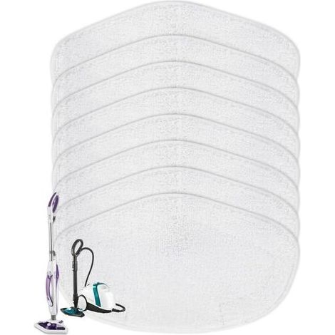 8 Pièces Serpillière Microfibre Pour Polti Vaporetto SV440 SV450 SV460 Smart 100T Lavable Réutilisable Sol Bois Carrelage (1/5)