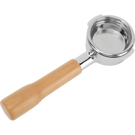 58-mm-Kaffeefilterhalter ohne Boden, einlagig, aus Aluminiumlegierung, für Expobar C1 Beech (1/5)