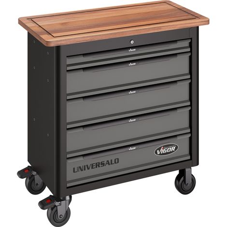 VIGOR Mobile Werkbank Series XL, leer, L x B x H: 907 x 481 x 990 mm (1/4)