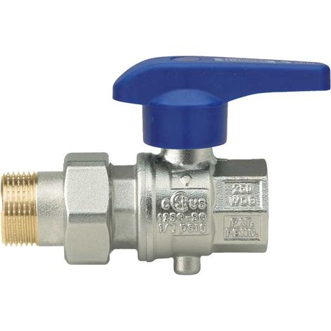 "VALVOLA A SFERA PASSAGGIO TOTALE M/F CON BOCCHETTONE E LEVA REGOLAZIONE DEL FLUSSO 1/2"""" - PN16"