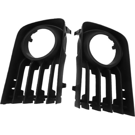 Front Bumper Fog Light Grille Cover, Left and Right with Clip-on Hole Design, Installation Replacement for 2004-2009 5311347030 5311247030 (1/5)