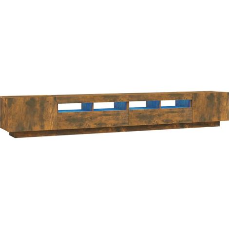 Maison Exclusive - 3-tlg. TV-Schrank-Set LED-Leuchten Räuchereich (1/5)