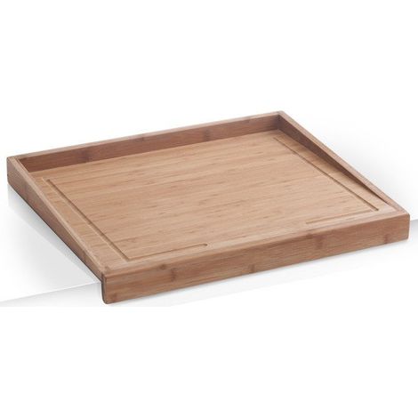 Zeller 2-in-1 Schneidebrett aus natürlichem Bambus 40x50 cm (1/5)