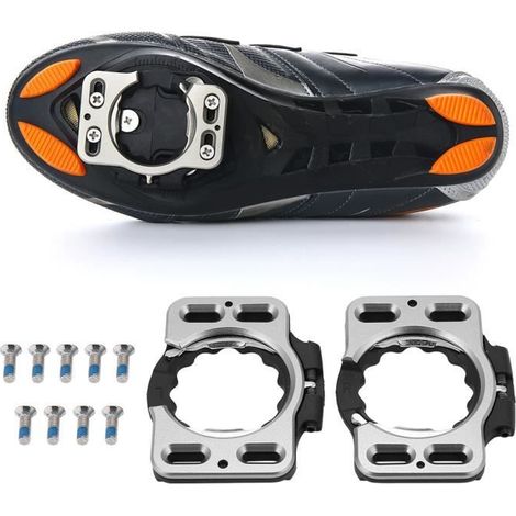Couvre-crampons - YIN - SpeedPlay Zero - Aluminium - Résine - Noir et Argent (1/4)