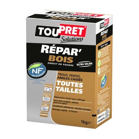 Reparaturbeschichtung, Repar' Bois, Toupret, Braun 1 L Toupret