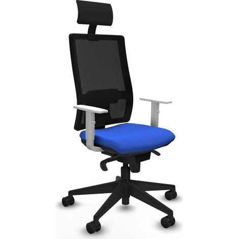 piqueras-y-crespo Hornas chaise de bureau blanc ergonomique (1/3)