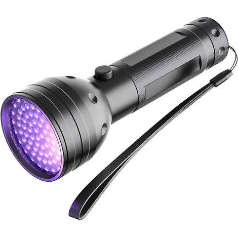 Schwarzlicht-Taschenlampe, tragbarer Schwarzlicht-Punktdetektor mit 395 Nanometern und 51 LEDs