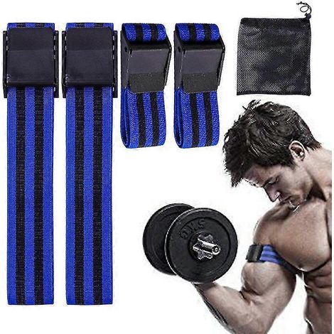 Ceintures d'entraînement pour biceps avec restriction du flux sanguin (ensemble de 4 pièces) (1/5)